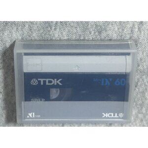 TDK Mini DV 60 Min DVC Digital Video Cassette Tape